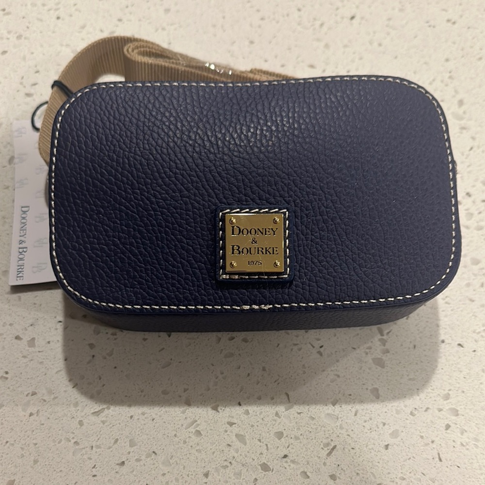 Dooney & Bourke Navy Textured Crossbody